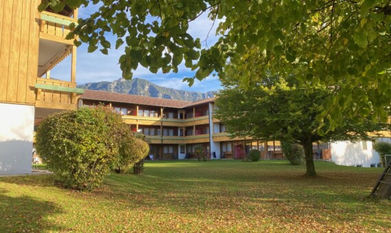 Blick zur Wohnung Erdgeschoss